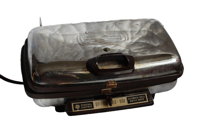 Vintage GE Griddle/Waffle Maker A5G44T 308 That Works Great, Made in USA