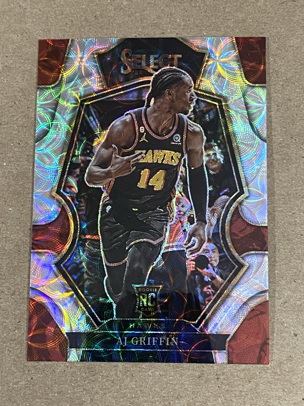 AJ Griffin, RC, 2022-23 Select - Premier Level,  Scope Prizm, Card # 198