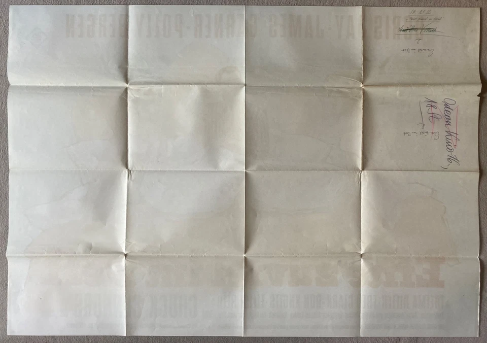 Doris Day James Garner DIN A0 Großplakat Dill Grafik Eine zuviel im Bett - Bild 2 von 2