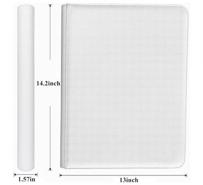 Oshawott Swimming Laser Engraved Zipper 12 Slot Binder Pokemon