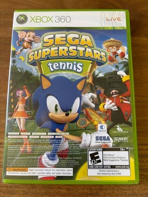 Sega Superstars Tennis / XBOX Live Arcade Video Game XBOX 360 CIB 2008 Dual Pack