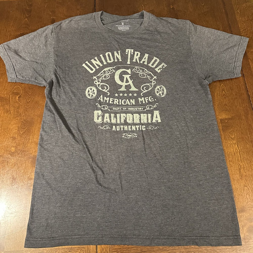 "Union Trade" California Printed T-Shirt Mens Sz Med Sonoma Brand