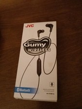 JVC Gummy Wireless Headphones HA-FX9BT-A Earbuds Bluetooth Berry Blue New Sealed