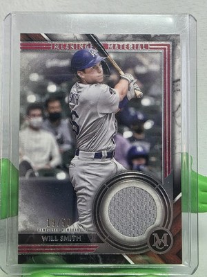 Topps 2022 Museum Collection Will Smith Meaningful Materials Relics /50 Dodgers