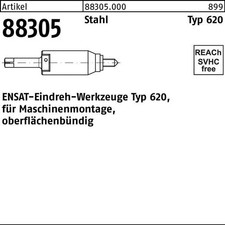 Eindrehwerkzeug R 88305 Typ 620 M4 Stahl 1 Stück ENSAT