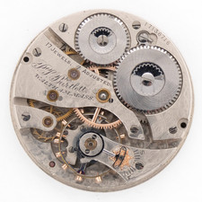 Waltham P.S. Bartlett Model 1908 16-Size 17-Jewel Antique Pocket Watch Movement