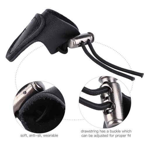 Archery Glove Hunting Thumb Finger Guard Compound Bow Shooting FA - Bild 8 von 8