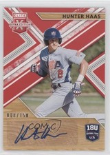 2019 Elite Extra Edition 18U National Team Signatures Red Hunter Haas Auto 4z8