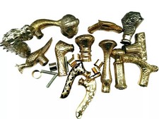 SET Of 13 Designer Brass head Handle For Walking Stick  Antique Cane
