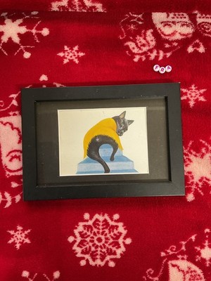 BERYL COOK, Vintage MINI Art Gallery Print - Unique Gift, OOAK RARE FRAMED