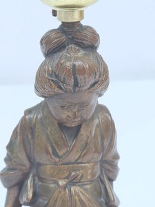 Antique? Vintage  Japanese GEISHA Girl  Lamp Base