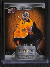 2023-24 Upper Deck Engrained Hockey Yaroslav Askarov #162 Oak 154/399 Rookie
