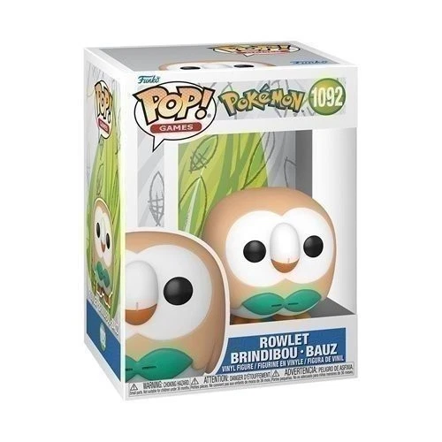 Funko Pop! Pokemon Rowlet #1092 Vinyl Figure with Case