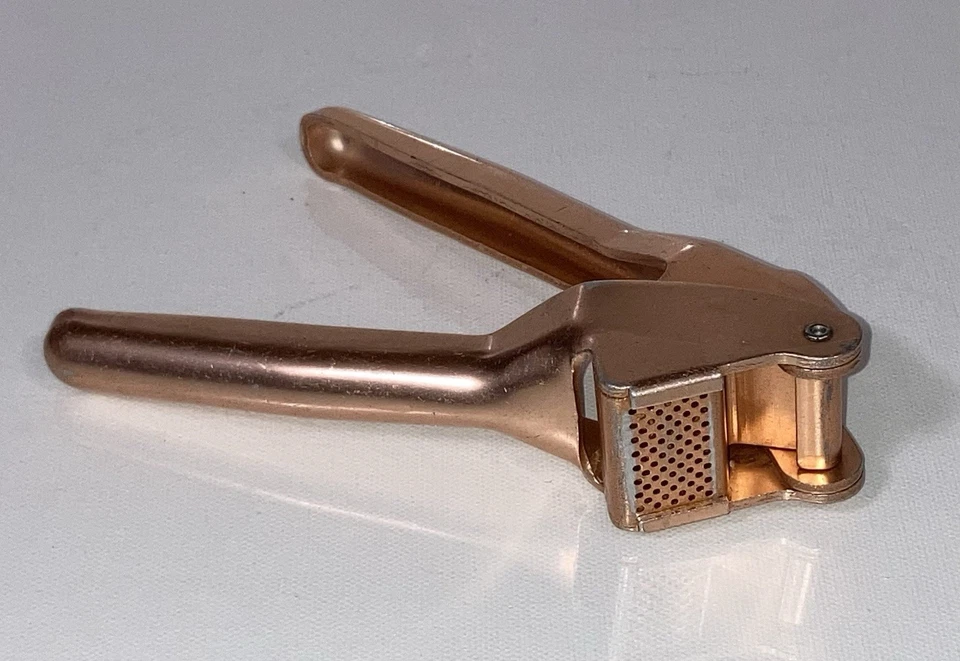 Vintage Flavor Makor Copper Color Garlic Press - Image 2 of 4