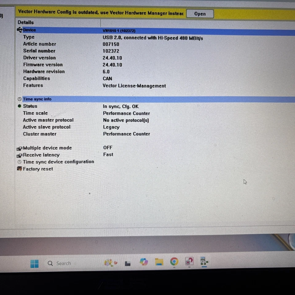 VECTOR VN1610 Flexible and Fast Access to CAN, CAN FD, CAN XL and LIN Networks - Image 3 of 3