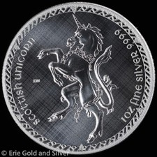 2023 $2 Niue 1 oz Silver Scottish Unicorn 108.32 per troy oz
