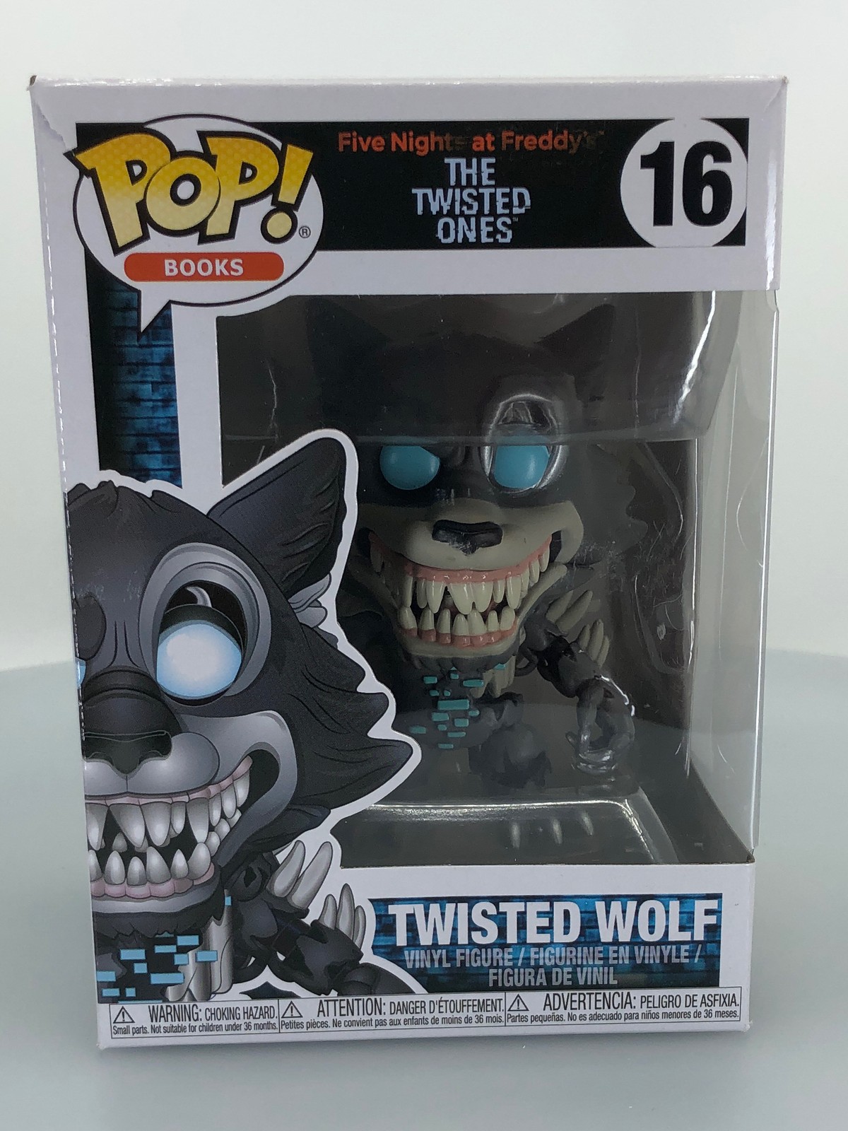 Funko Pop! Figura De Vinilo Books Five Nights At Freddy'S Wolf Twisted #16 Dañada