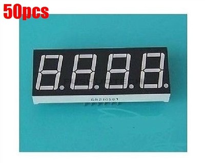 50Pcs Common Cathode 0.56 Inch Red Led 4 Digit Display 7 Segment Ic New kc