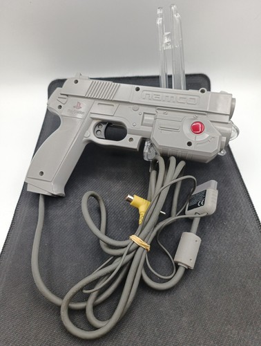 Pistolet Optique Namco Pour PlayStation 1 - Fonctionne, Bon état, Compatible Jeux Light Gun