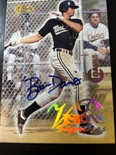 1996 Classic Visions Signings Ben Davis Autographs Gold