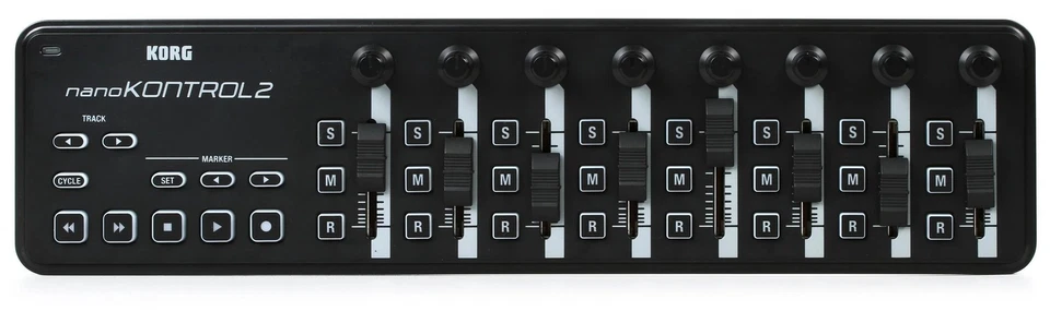 KORG nanoKONTROL2 USB Slim-Line USB Midi Control Surface in Black NANOKON2BK - Image 2 of 2