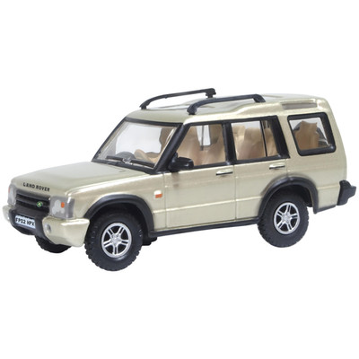 Oxford 76LRD2002 Land Rover Discovery 2 Weißgold Maßstab 1:76