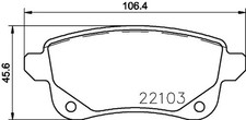 Plaquette de frein Renault Talisman