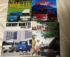 Nissan Vanette Car Catalog 4-Volume Set Coach & Cherry Van Models Used