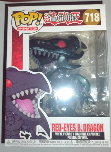Funko Pop! Animation Yu-Gi-Oh! 718 Red-Eyes Black Dragon Vinyl Figure New