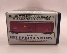 Branchline Blueprint Series HO Kit 1911 50' Welded AAR Box Car KCS #1418