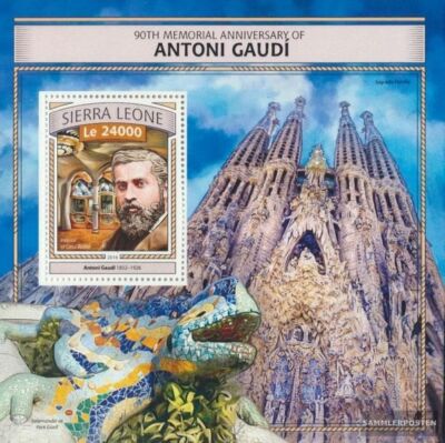 Sierra Leone Block 1066 Postfrisch MNH – Henri Dunant Briefmarke Für Sammler