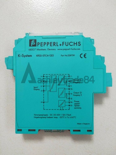 1PCS Brand New Pepperl + Fuchs KFD2-STC4-1.20 KFD2-STC4-1.2O Safety barrier - Picture 2 of 4