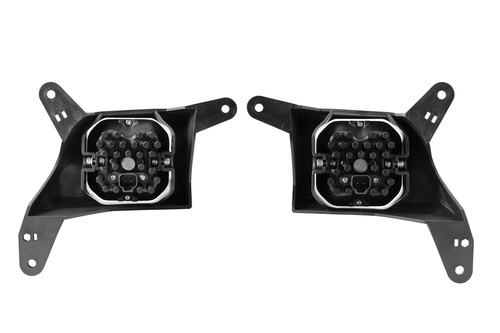 SS3 LED Fog Light for 2019-2021 Chevrolet Silverado 1500 Pro w/Amber Backlight - Picture 10 of 14