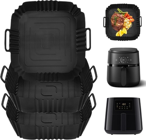 3Pcs Airfryer Zubehör Silikonform Für Heißluftfritteuse Silikoneinsatz Air Fryer - Bild 6 von 20