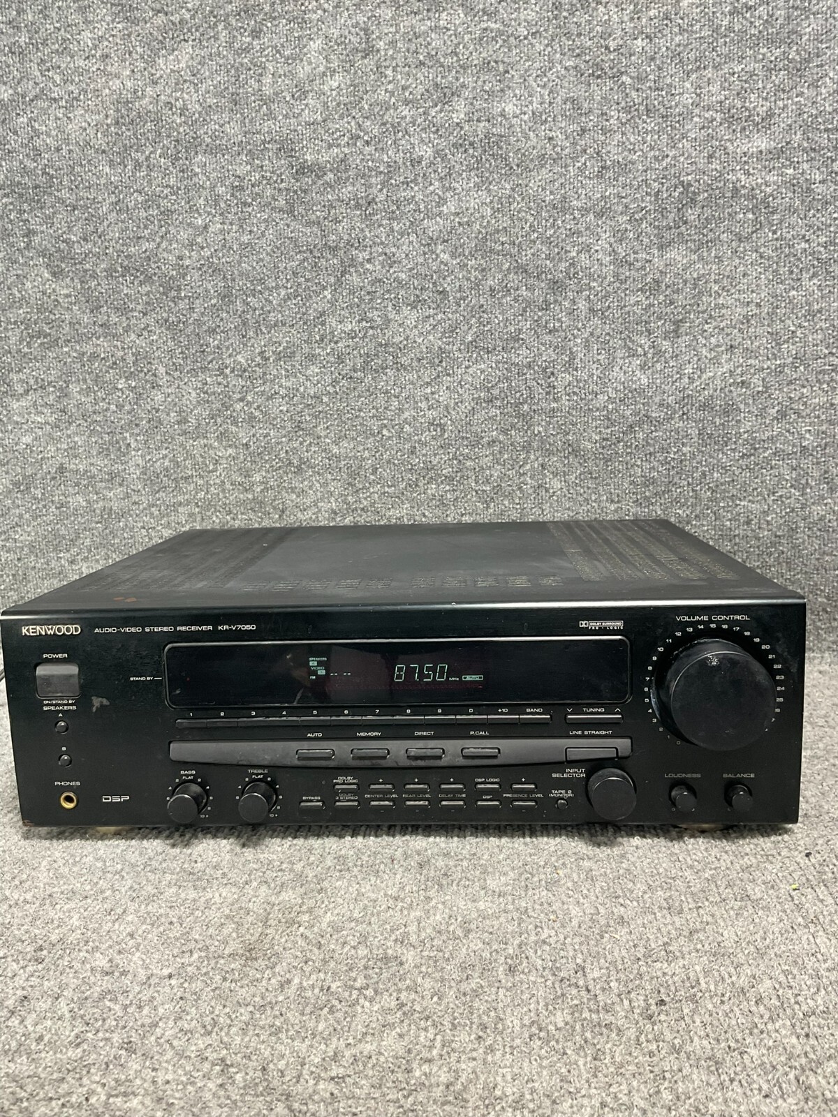 Kenwood Audio Video Stereo Receiver KRV7050, Dolby Surround Pro Logic