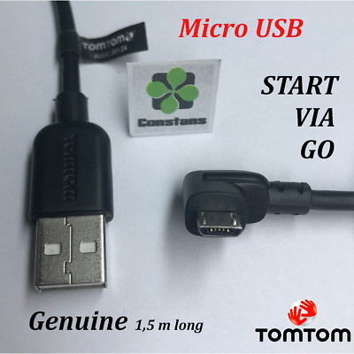Original TomTom Micro USB DATEN Kabel Ladekabel Original Go 1,5m Kabel