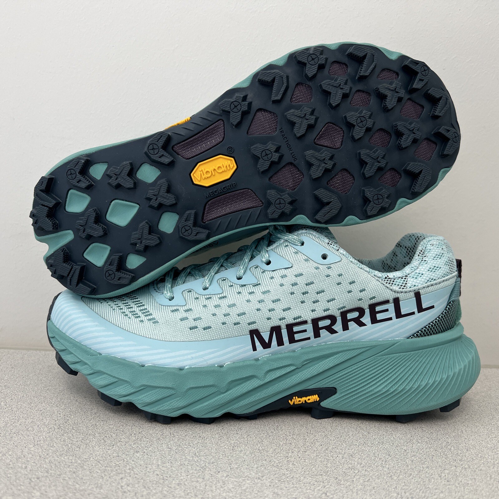 Merrell "AGILITY PEAK 5" scarpe donna taglia 7 trail running escursionismo campeggio