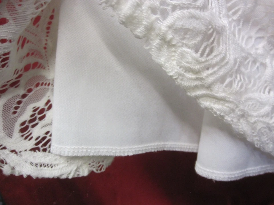 Силуэт NYC женщины цветочный кружева слоновой кости белый расклешенный длинная юбка размер M - Изображение 4 из 4