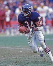 1984 Chicago Bears WALTER PAYTON Glossy 11x14 Photo Football Print Poster