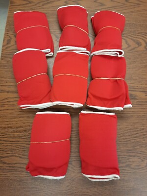 kids volleyball knee pads red lot of 11 pair Made in USA  Kids Medium