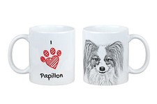 Papillon tazza con cane Ti amo Art-Dog