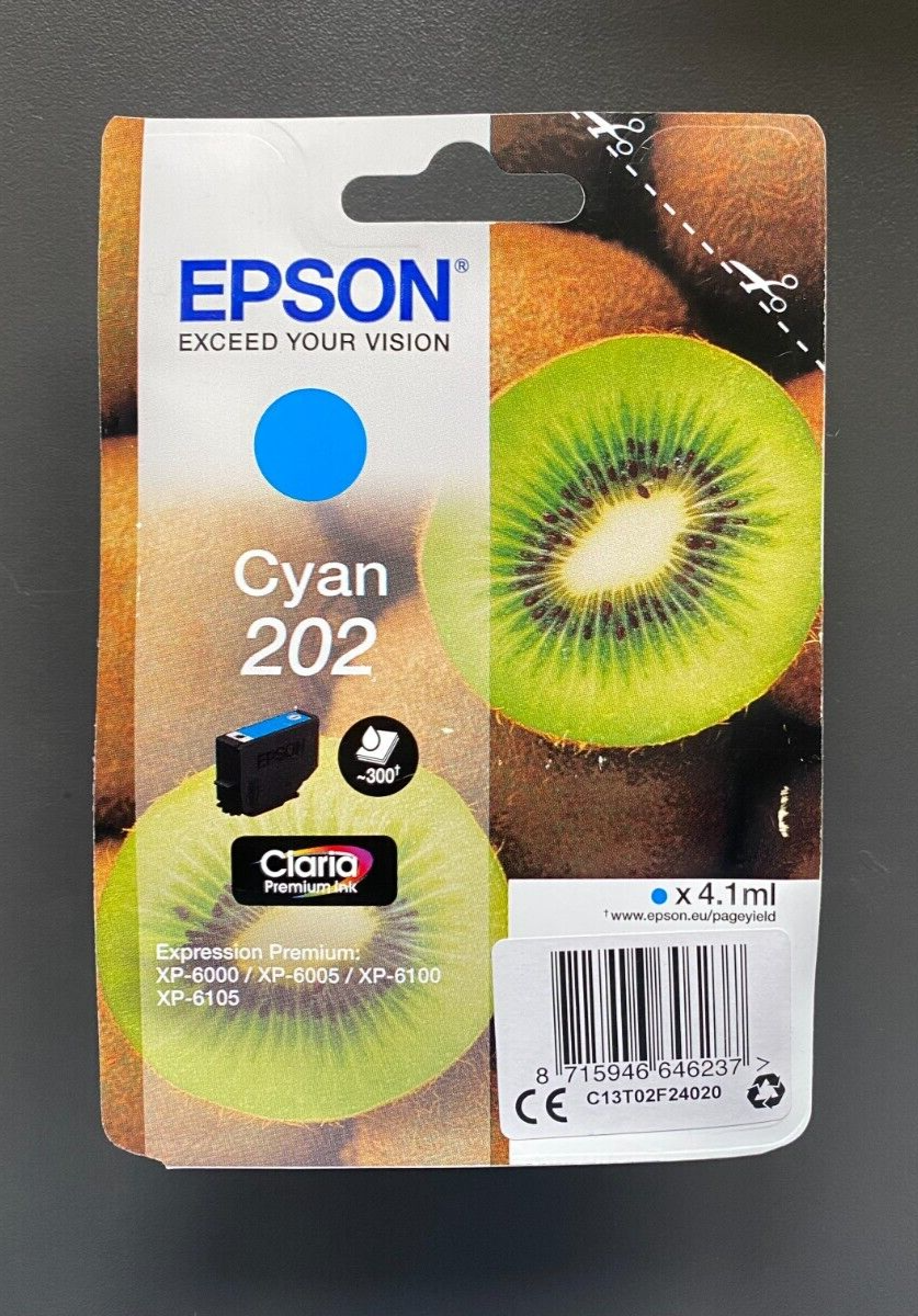 Epson C13t02f24010 (202) Ink Cartridge Cyan, 300 Pages, 4Ml Blue - Image 12