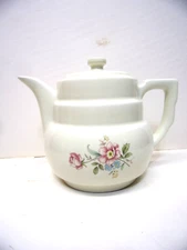 Drip-O-Lator Tea Pot Rose Decorated pattern The Enterprise Aluminum Co.