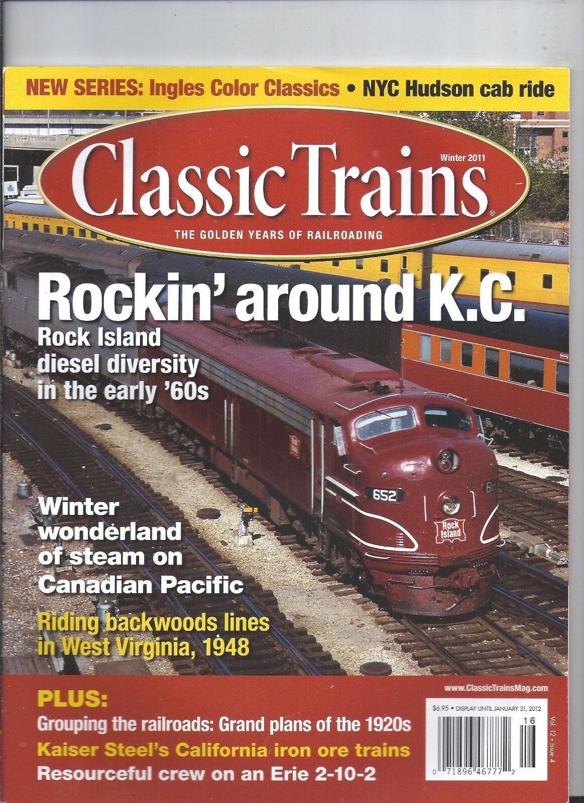 CLASSIC TRAINS Magazine Winter 2011 issue Rockin Around K.C. EXCELLENT ...