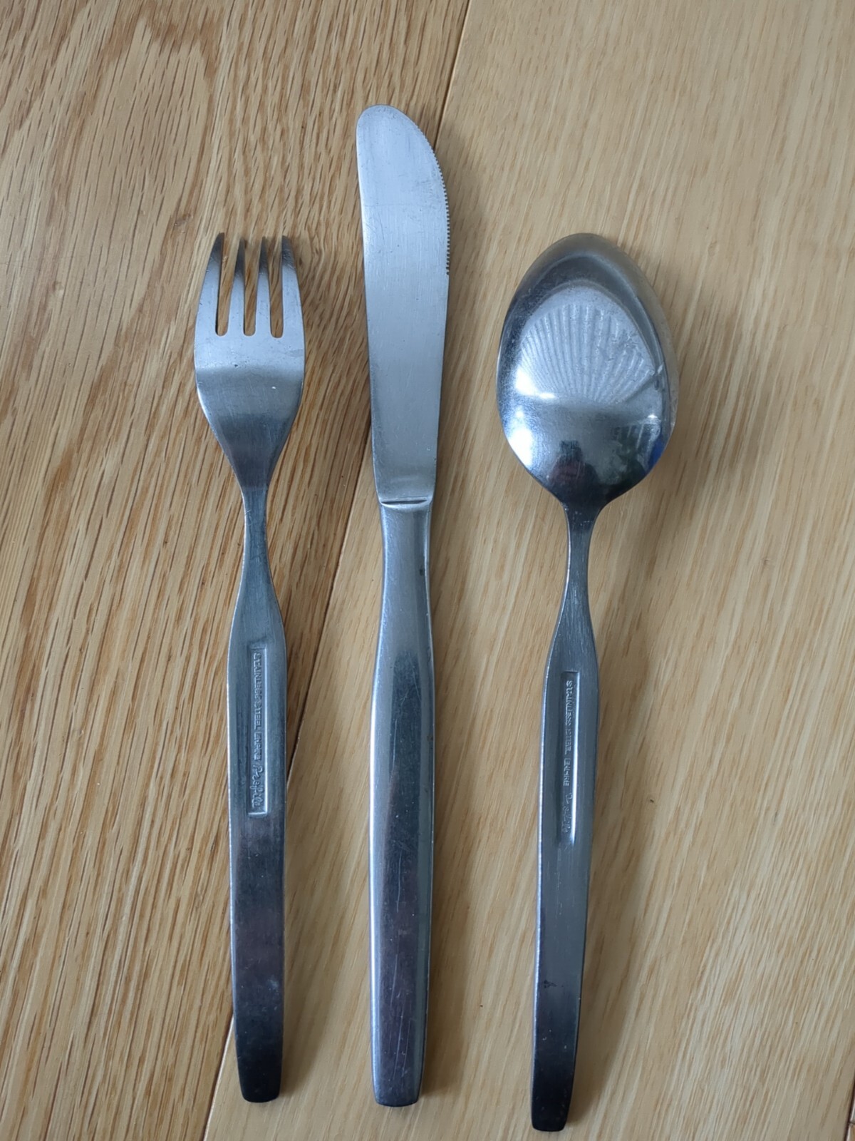 3 X Viners Korea Stainless Steel Empire Profile Dinner Fork Spoon Knife