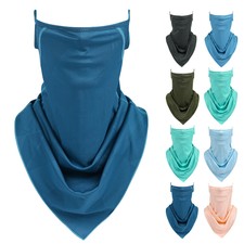 Bandana UV Protection Face Mask Neck Gaiter Sports Cycling Scarf with Loops Ear