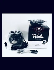 Scentsy Velata Fondue Pot Nior Pedestal / Bulb Forks Silicone Dish Lid New