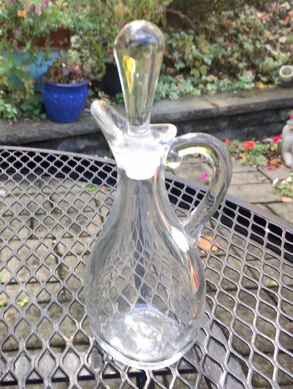 HEISEY #1951 CABOCHON 3 OZ. CRUET WITH ORIGINAL STOPPER AND BUY IT NOW