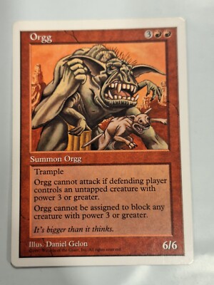 Orgg - 5th Edition Magic the Gathering MTG Nice!