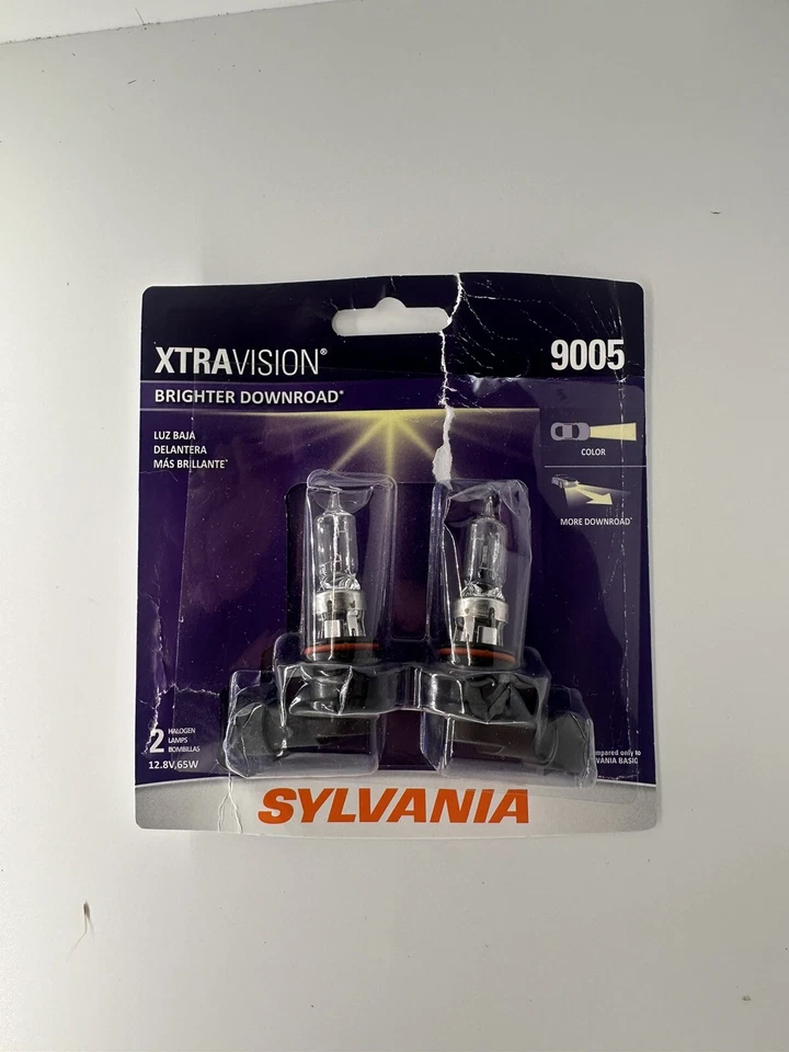 SYLVANIA - 9005 XtraVision- High Performance Halogen Headlight Bulb New Open Box - Image 2 of 4